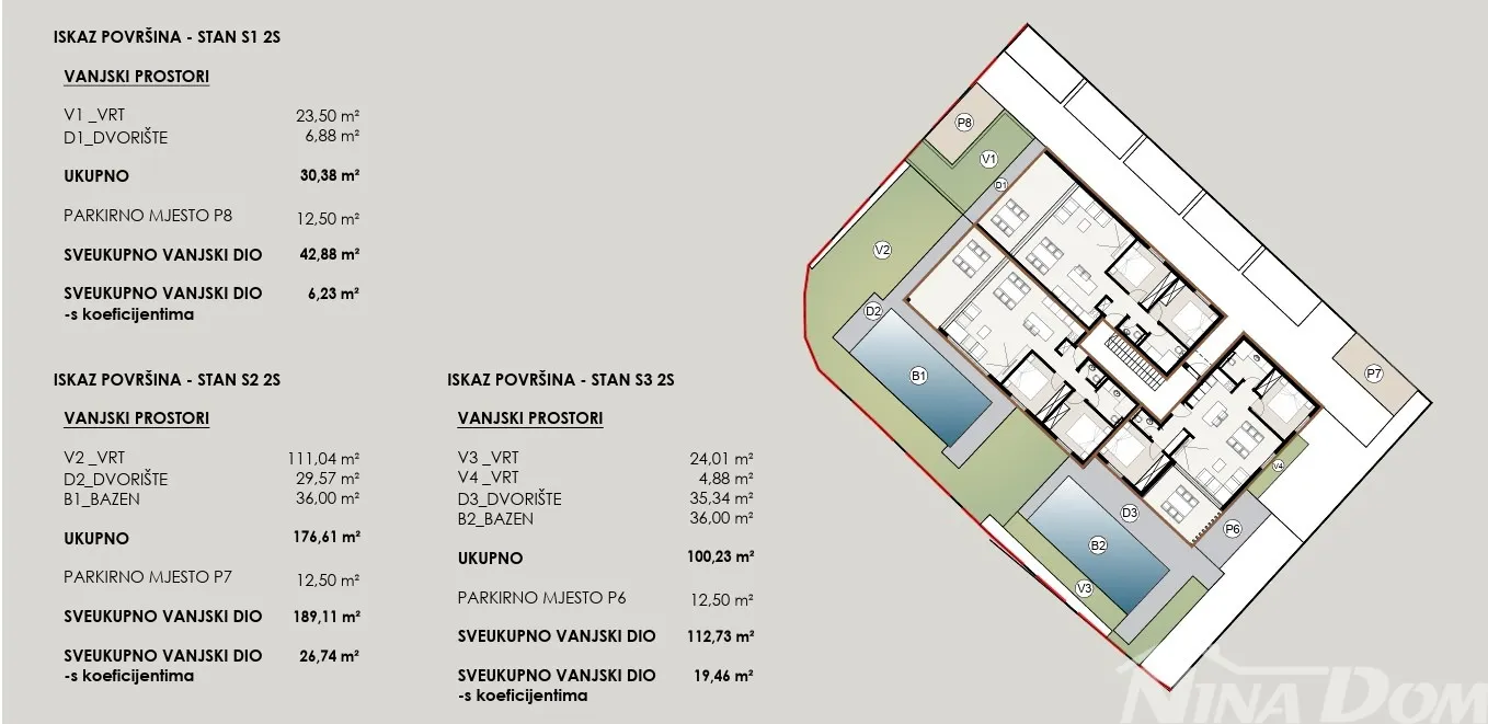 privlaka dalmacija- stan s1 novogradnja- 70 m od mora - slika 36