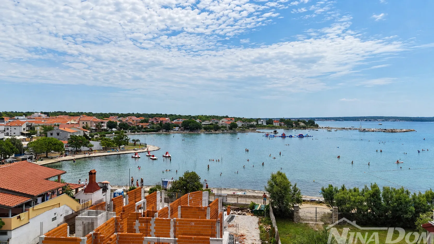 privlaka dalmacija - dvosobni luksuzan stan- prvi red do mora ( s4 ) - slika 2