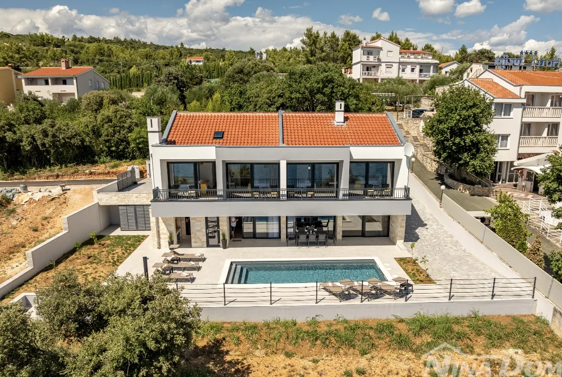 luksuzna villa u 1. redu do mora – posedarje, zadar - slika 4