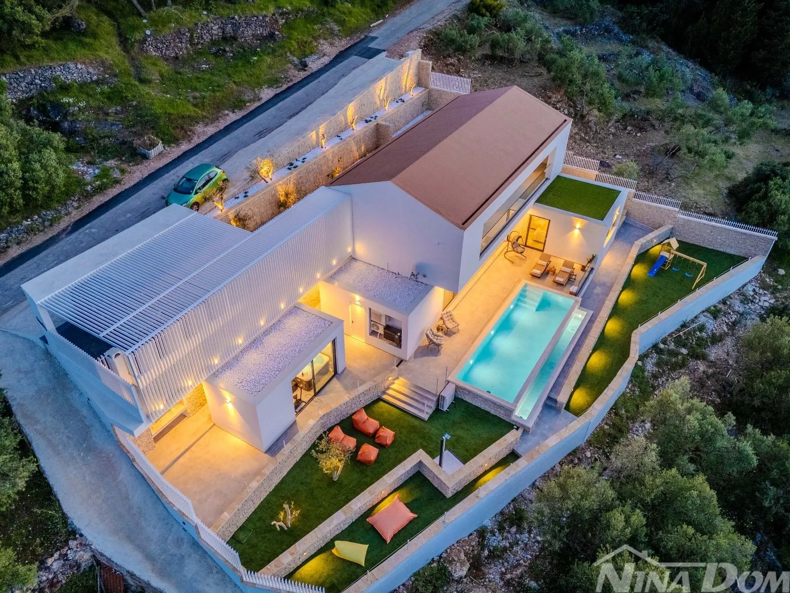 preko otok ugljan villa sa panoramskim pogledom - slika 9