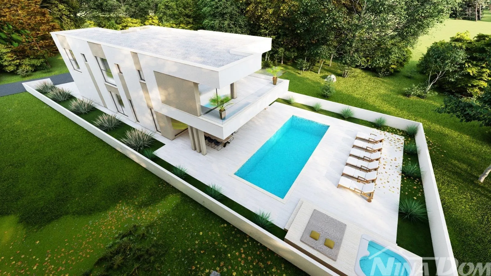 privlaka - zadar - moderna vila u izgradnji 700 m od mora - slika 6
