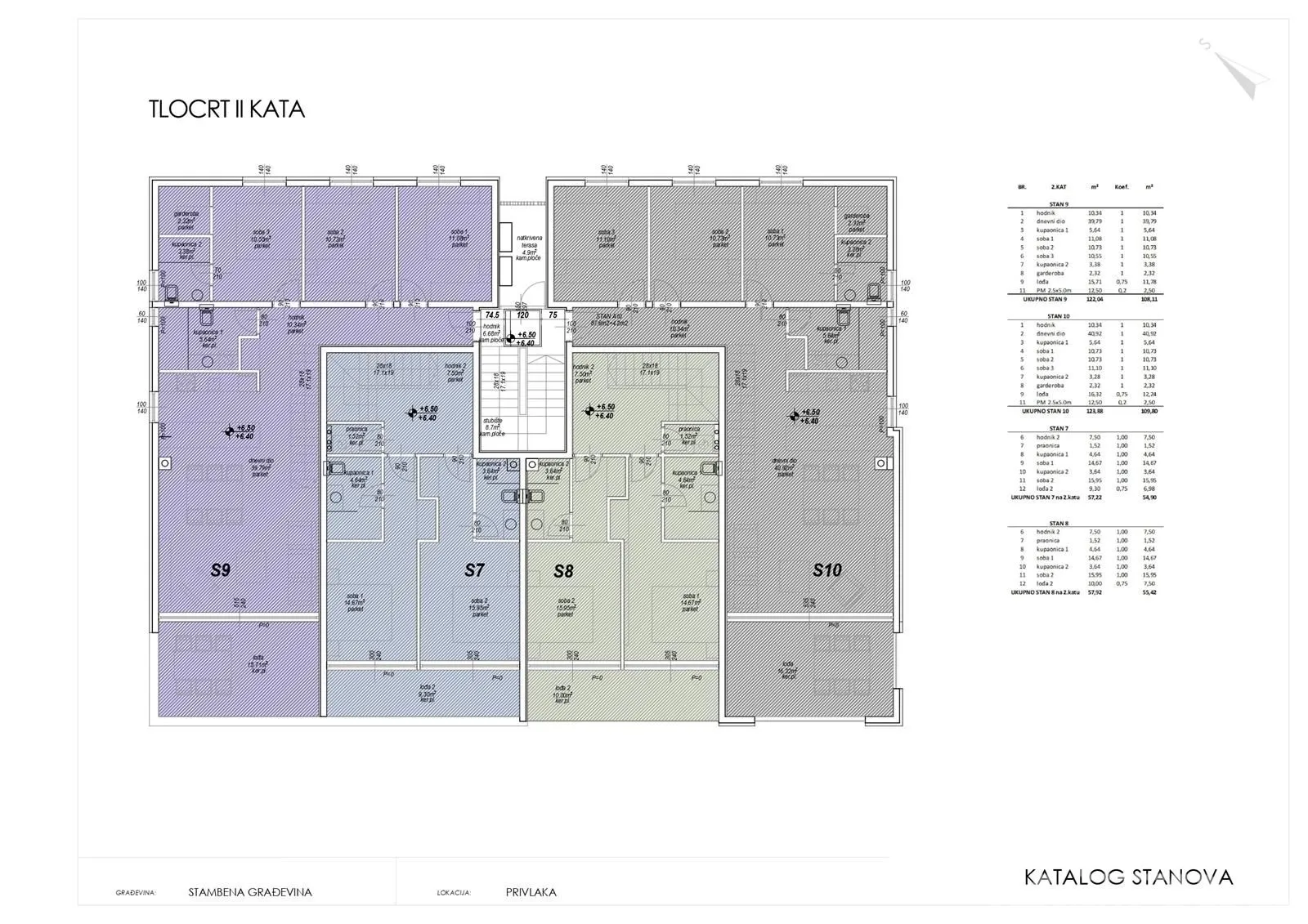 luksuzna apartmanska zgrada - drugi red od mora - pogled na more - slika 9
