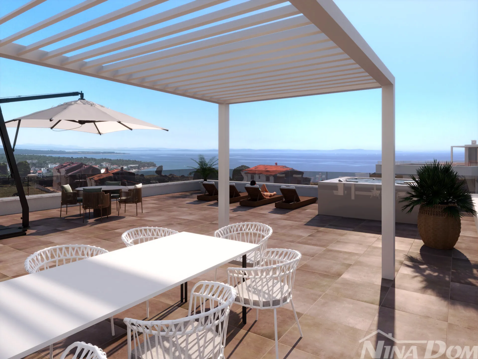 Hrvatska – Zadar Riviera-Moderan penthouse uz more i plažu - Zaton, Nin