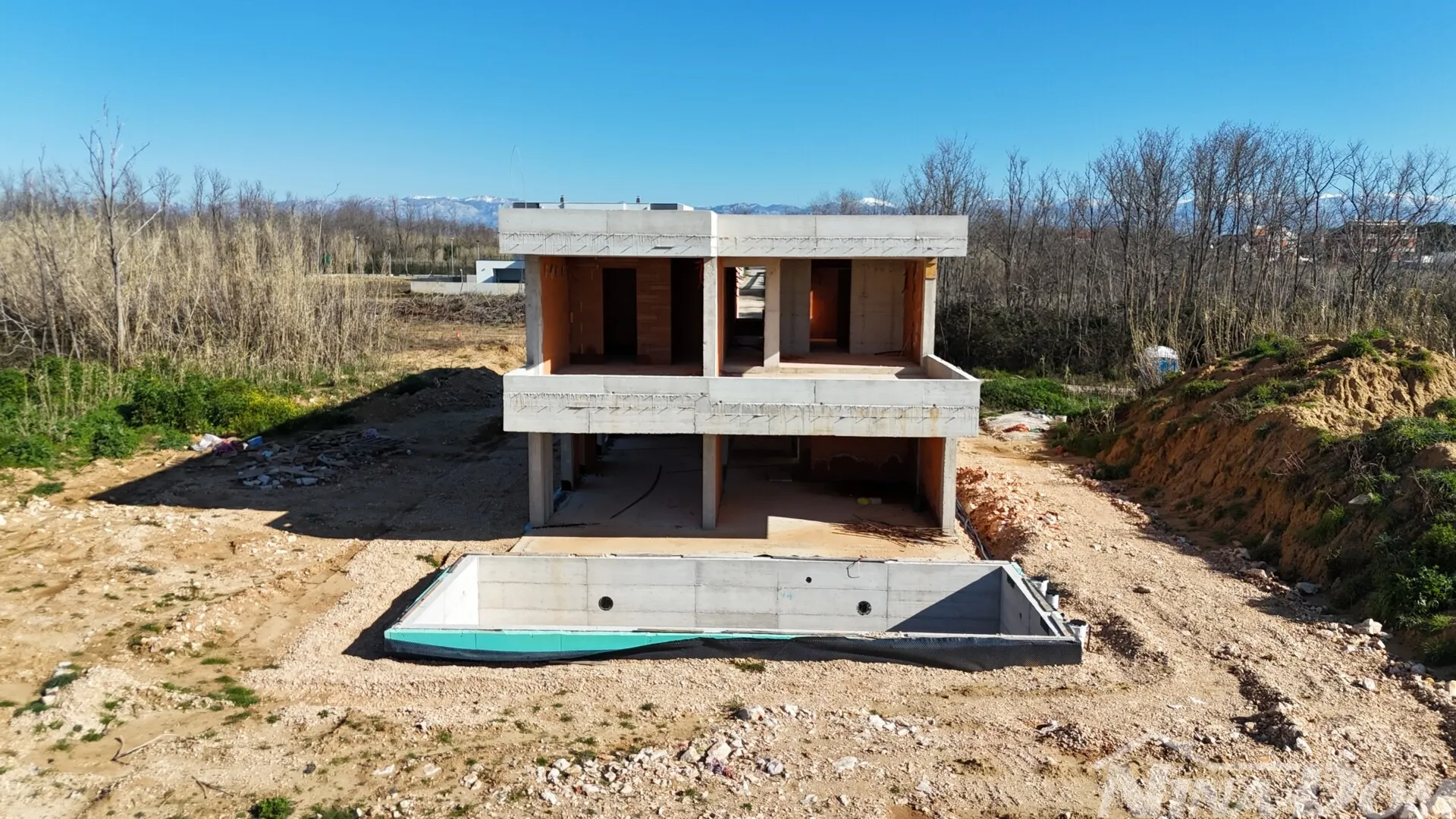 privlaka - zadar - moderna vila u izgradnji 700 m od mora - slika 14
