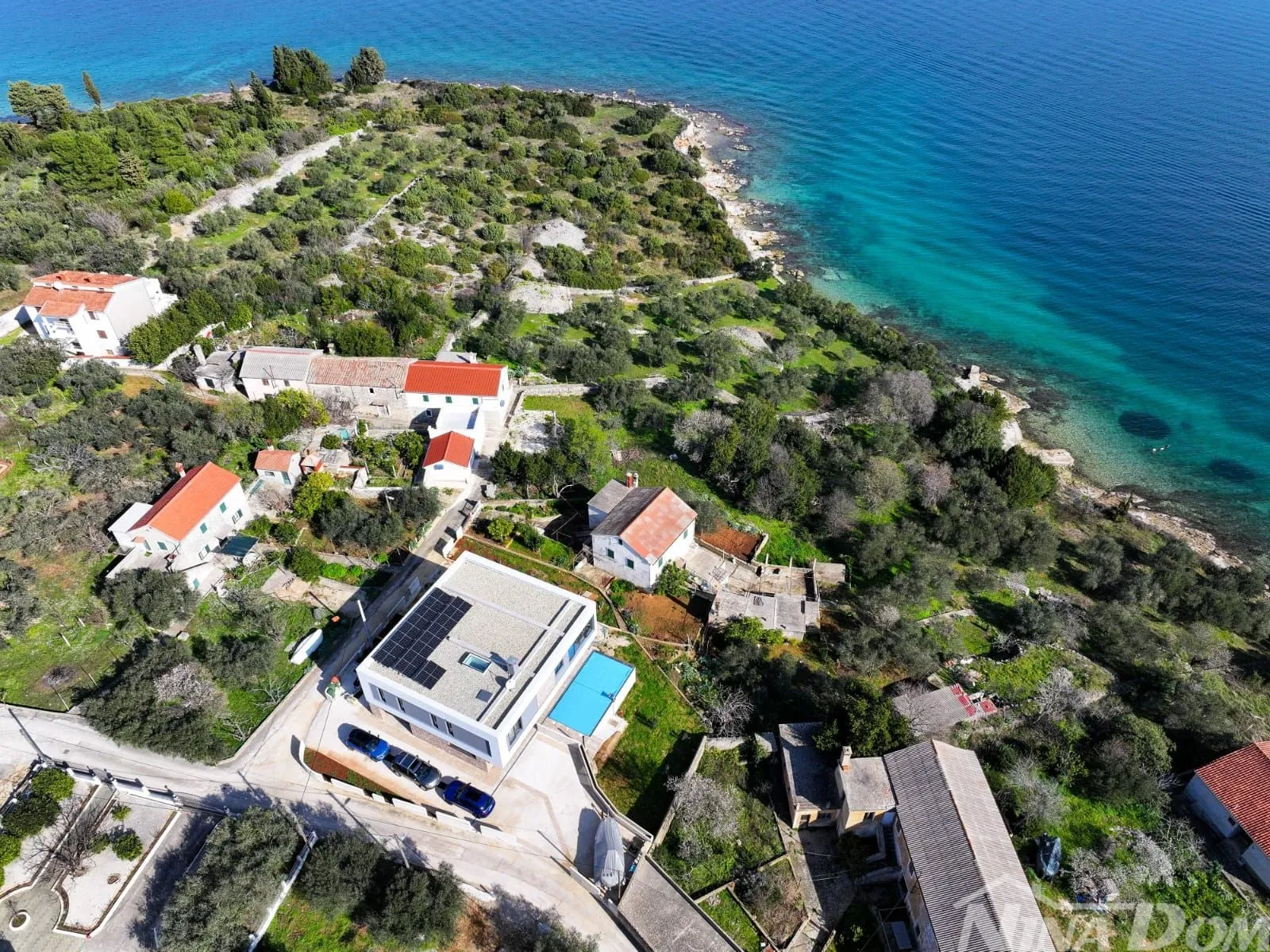 Luksuzna vila na mirnoj lokaciji otok Ugljan - Lukoran, Preko