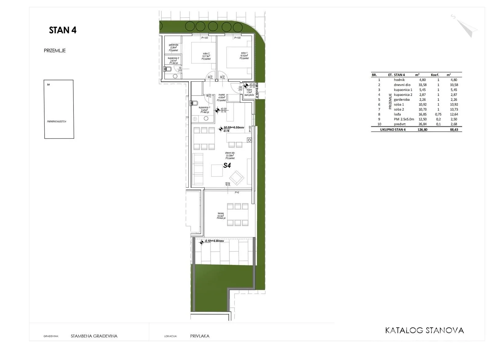 luksuzna apartmanska zgrada - drugi red od mora - pogled na more - slika 15
