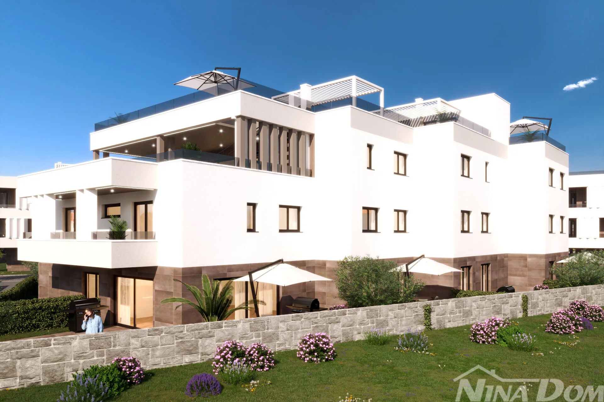 Moderan apartman s vrtom uz more-Hrvatska – Zadarska rivijera prevedi - Zaton, Nin