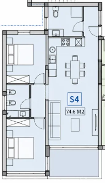 privlaka dalmacija - dvosobni luksuzan stan- prvi red do mora ( s4 ) - slika 15