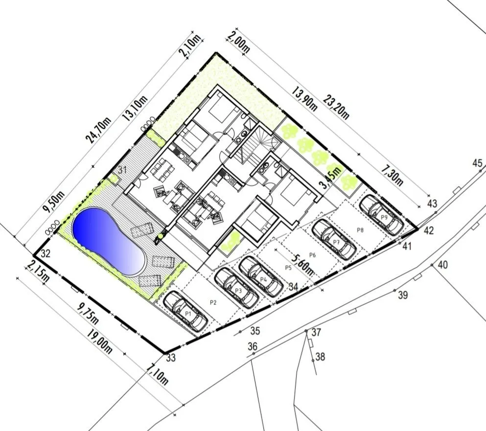 villa u centru vira luksuzno opremljena s bazenom i krovnom, terasom - slika 22