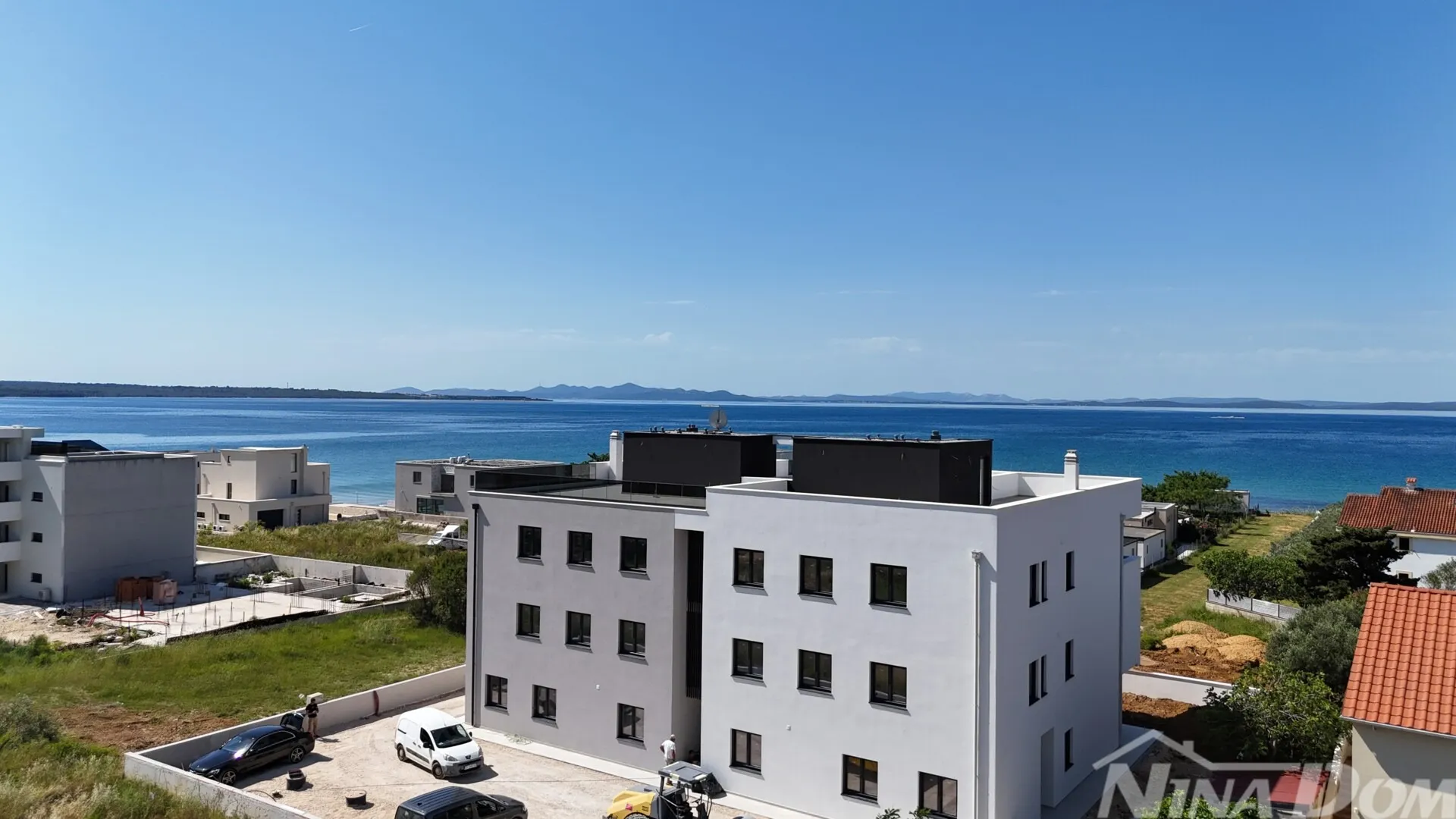 luksuzna apartmanska zgrada - drugi red od mora - pogled na more - slika 4