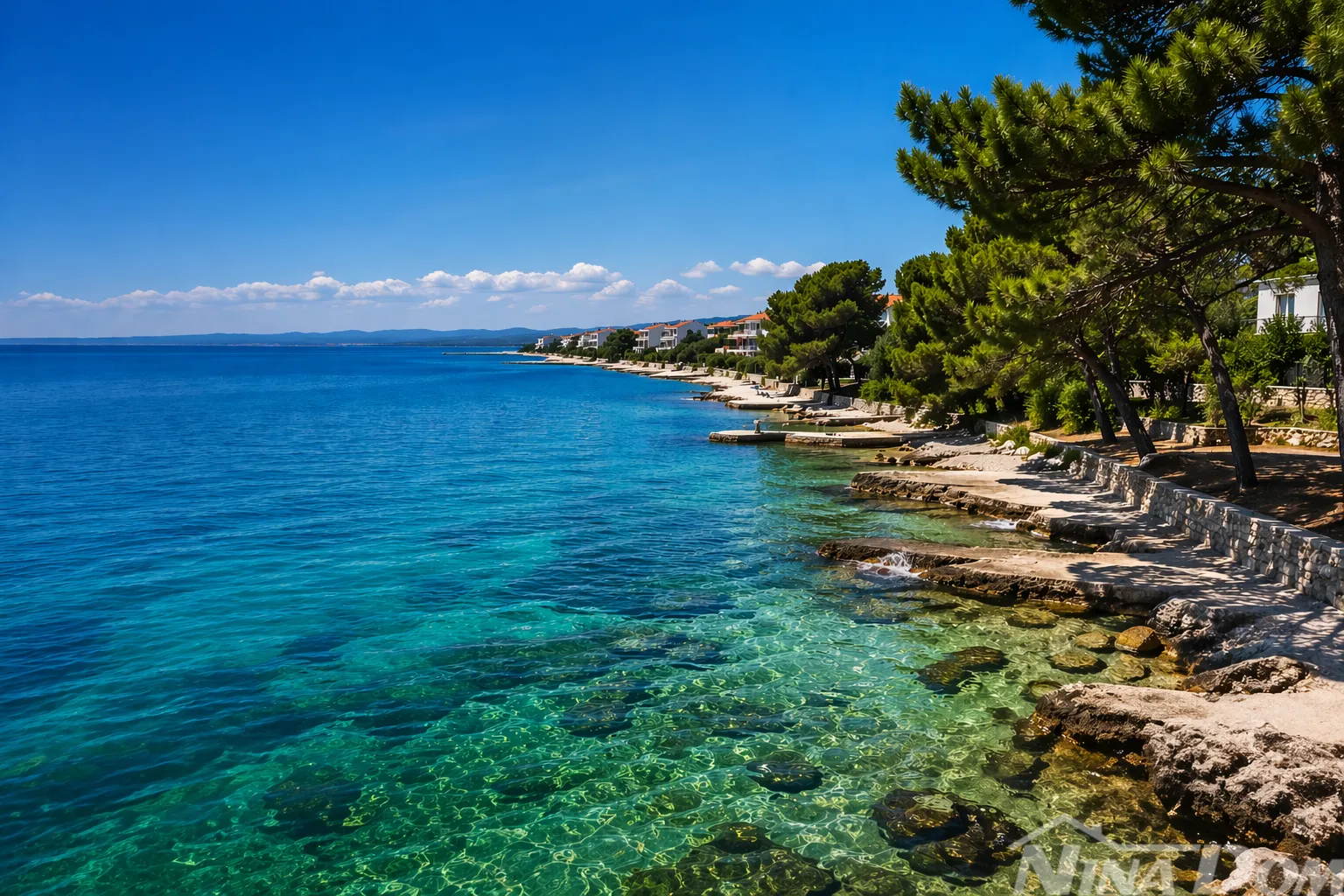 Hrvatski: Zadar, Hrvatska – Građevinsko zemljište 100 m od mora - Kožino, Zadar - Okolica