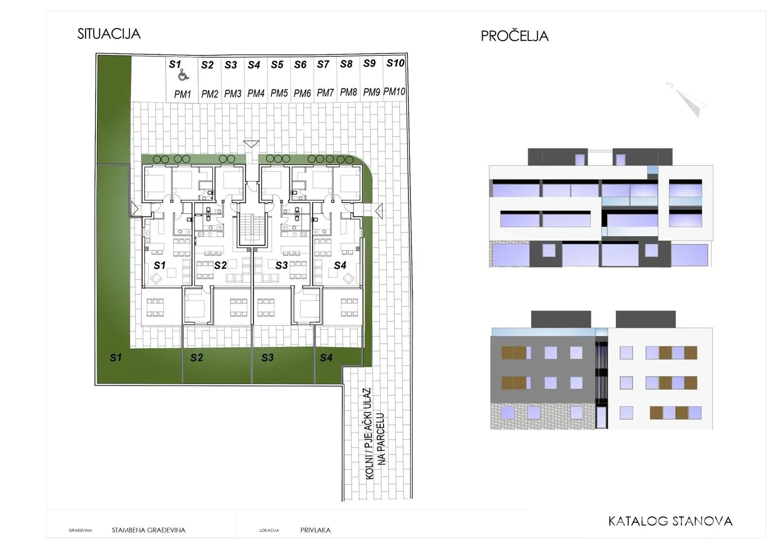 luksuzna apartmanska zgrada - drugi red od mora - pogled na more - slika 14