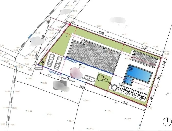 villa s bazenom u izgradnji, mogućnosti kombinacije - slika 4