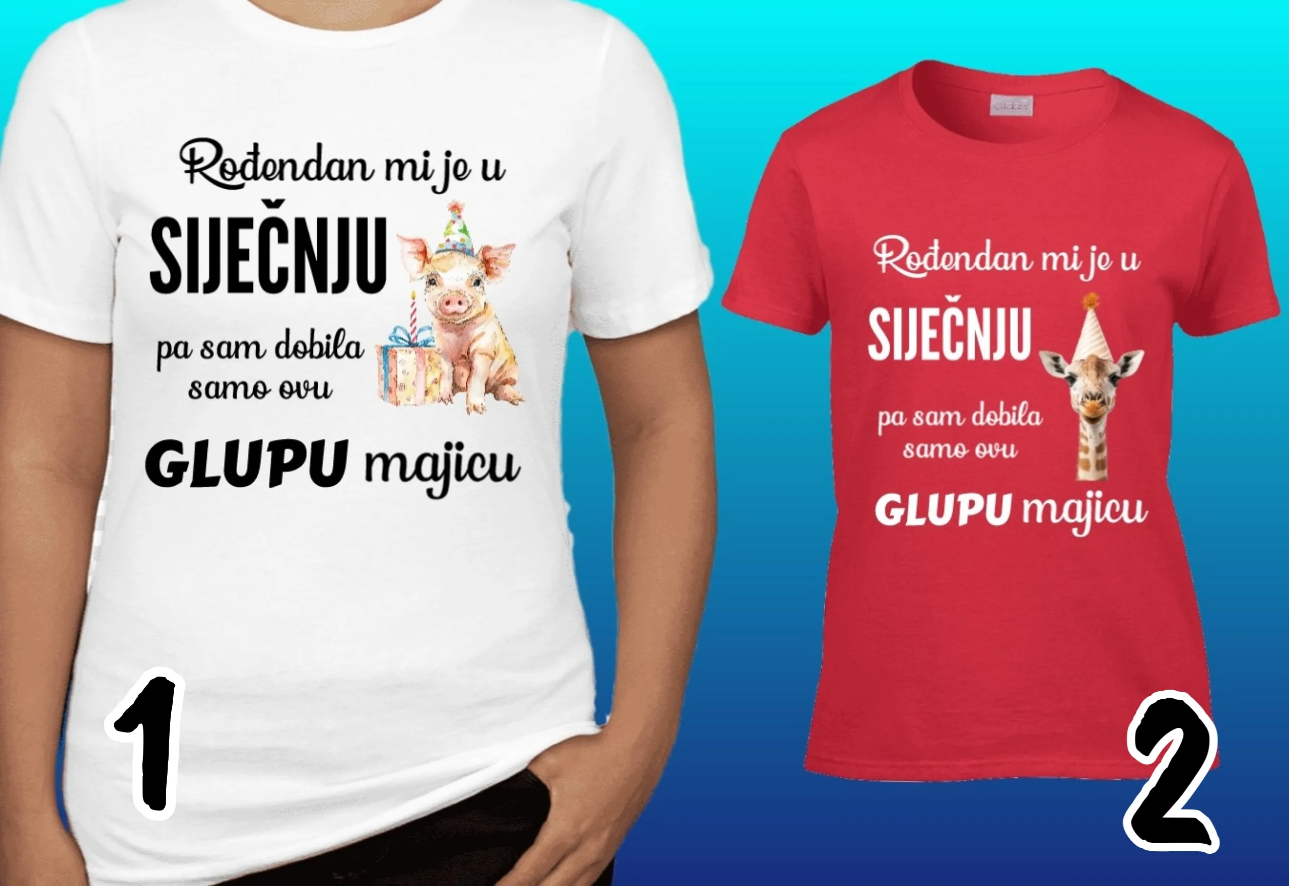 majica za rođendan u siječnju - slika 2