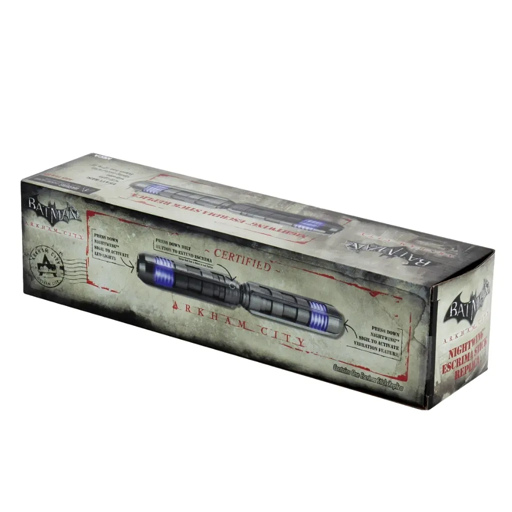 neca batman: arkham city – nightwing’s escrima stick replica, 46cm - slika 7