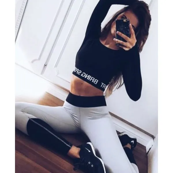 uske ženske tajice za fitness - slika 5