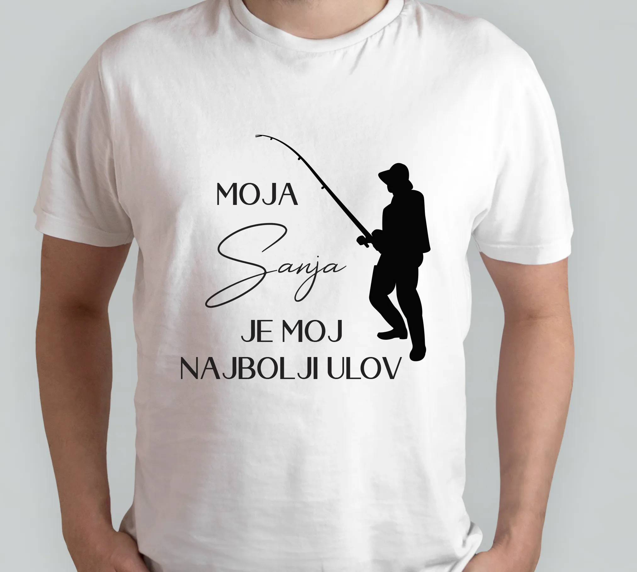 Šaljiva ribička majica - Osijek