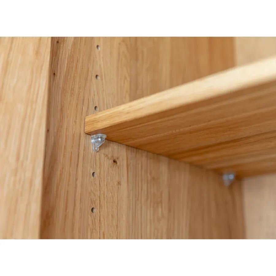 vitrina collodi 84,50x205cm, materijal: masivno drvo hrast - slika 7