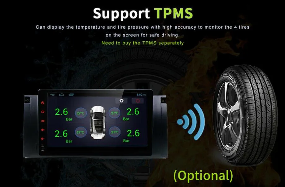 bmw e39 e53 m5 original android 10.0 + parking kamera - slika 14