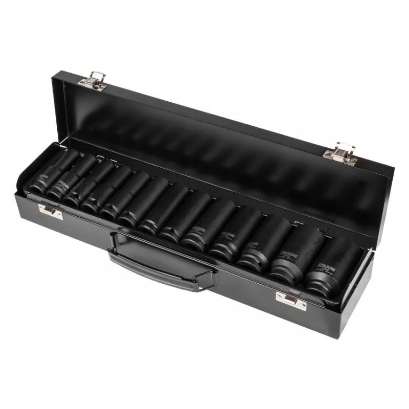 set udarnih produženih nasadnih ključeva 10 - 30mm, 1/2" - slika 2