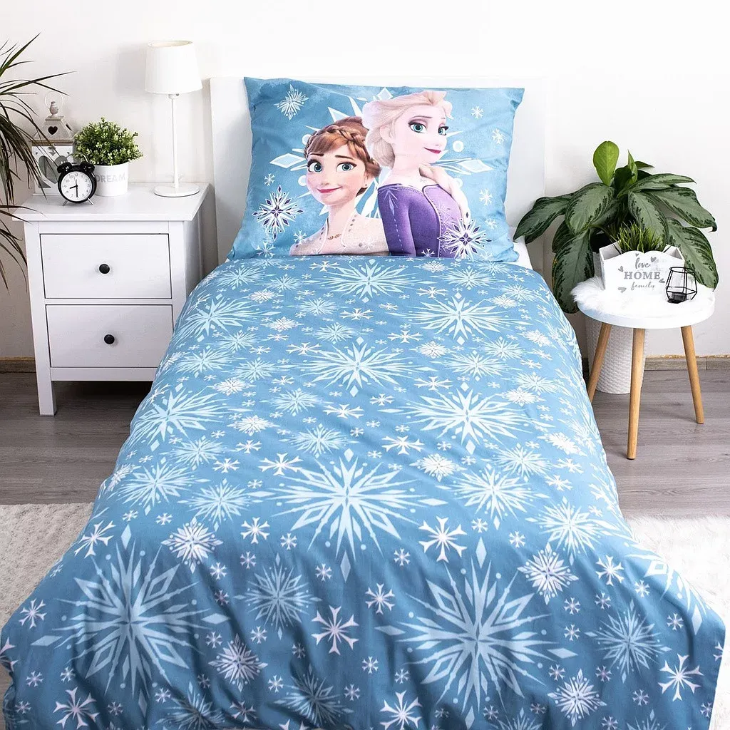 frozen ‘snowflake’ posteljina za bebe, 100×135 cm - slika 3