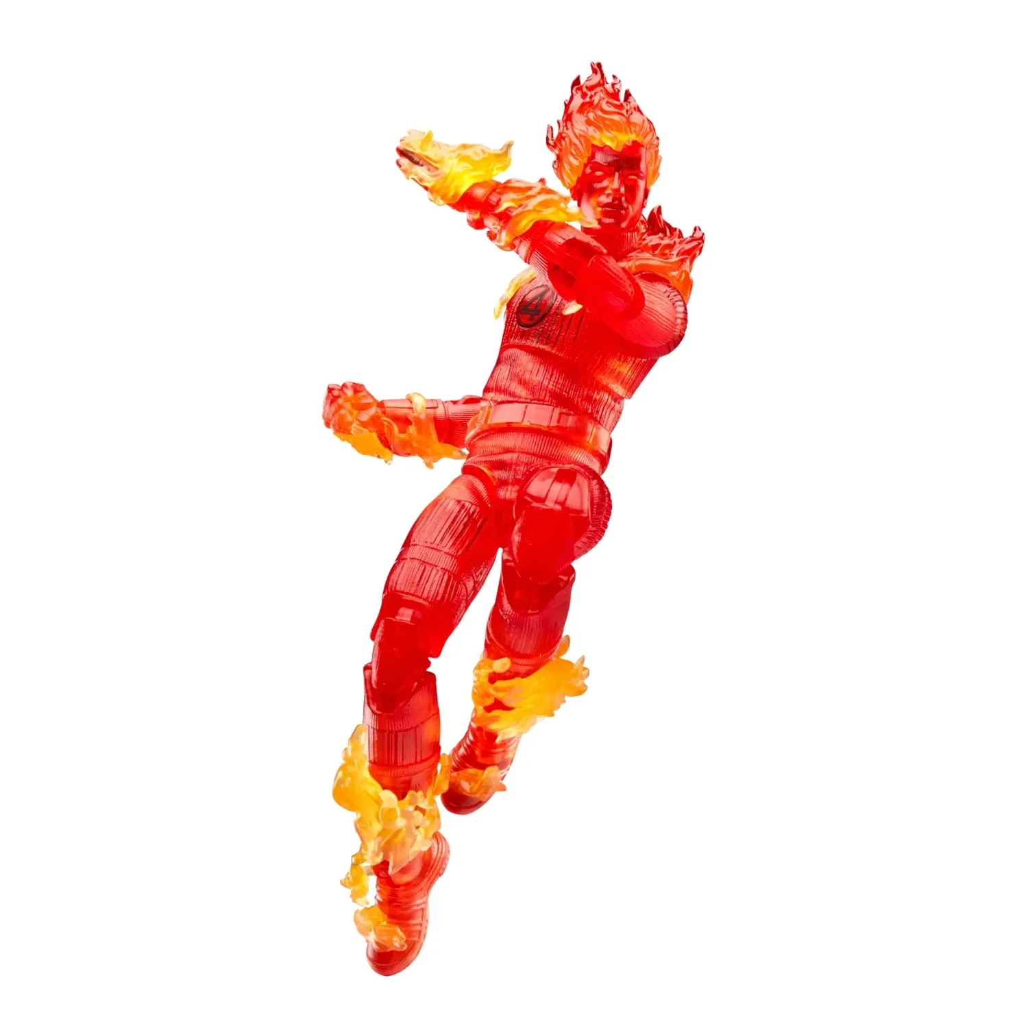marvel legends series: the fantastic 4 – human torch figura, 15cm - slika 3