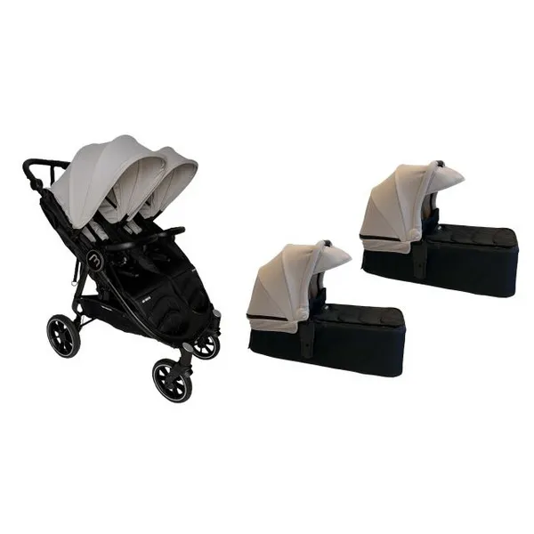 BabyMonsters EasyTwin4 Stone – Kolica Za Blizance FullBox - Zagreb