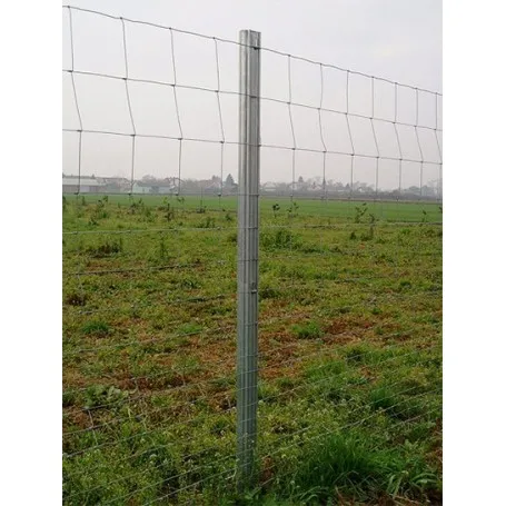 Metalni pocinčani stup za ogradu 2000-63X43-1,5 mm - ogradni - Čakovec