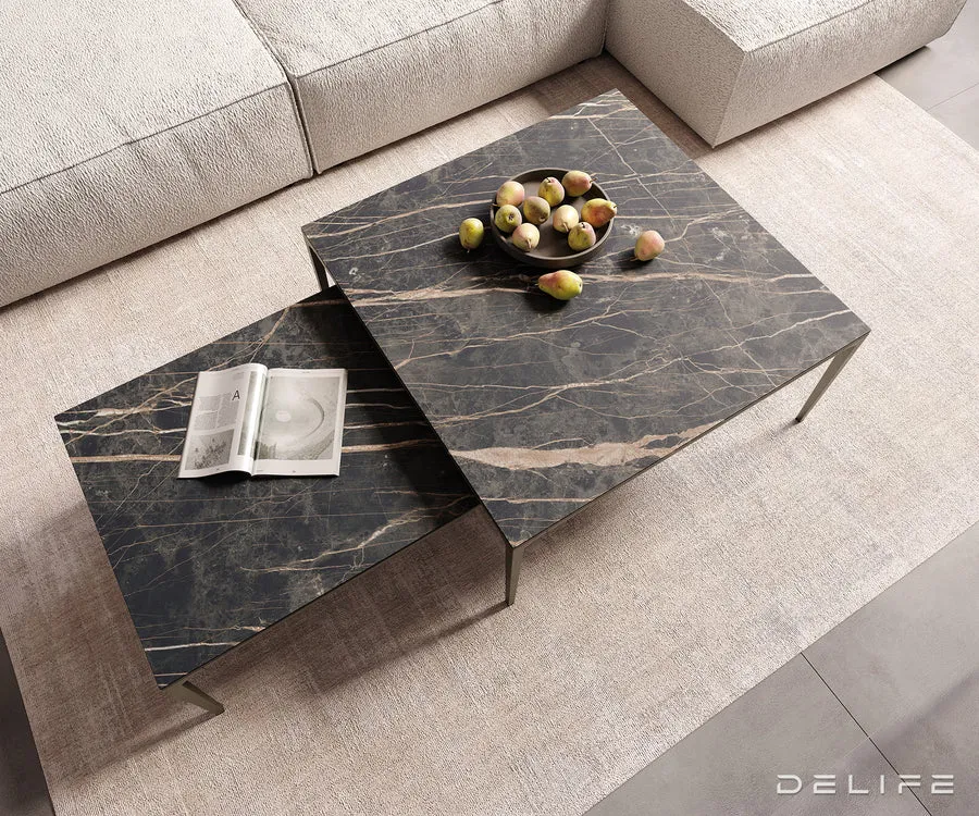 klub stolić levente 85x85cm, materijal: keramika laminam noir desir - slika 6