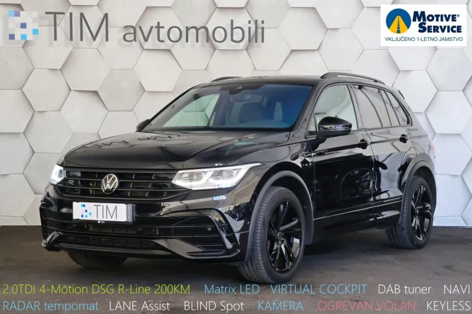 Volkswagen Tiguan 2.0TDI 4-Motion DSG R-Line 200KM VIRTUAL KAMERA - Ljubljana