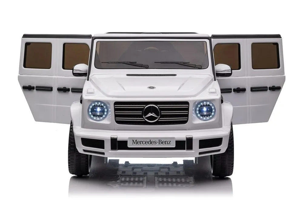 licencirani auto na akumulator mercedes g500 4x4 - bijeli - slika 18