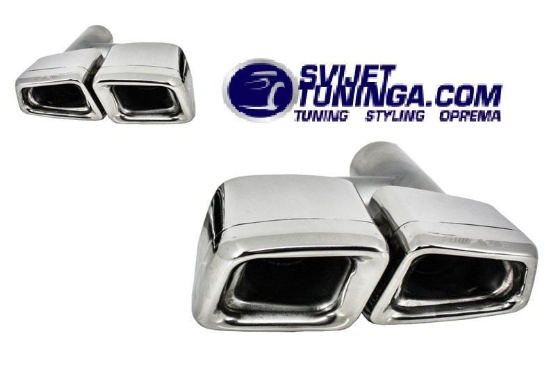 nastavci auspuha mercedes benz e63 amg dizajn za w212-w164-w221-w166 - slika 2