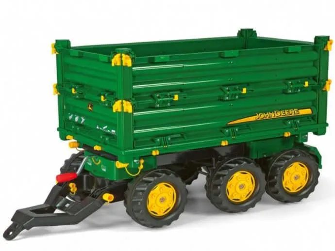 rolly toys prikolica multi john deere - 3 osovine - slika 1