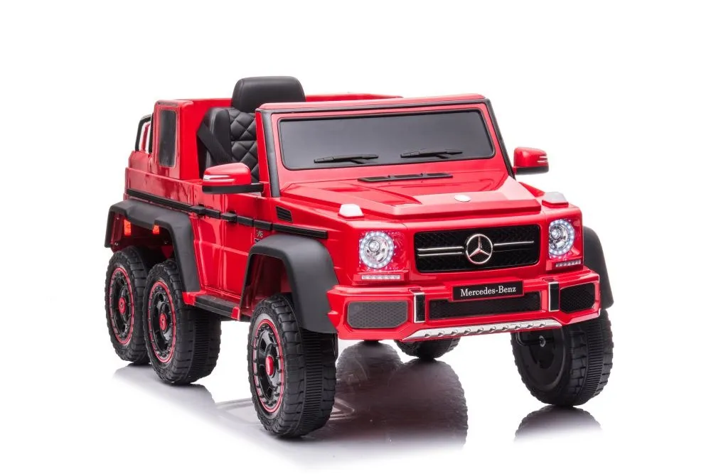 Licencirani auto na akumulator Mercedes G63 6x6 - crveni - Mursko Središće