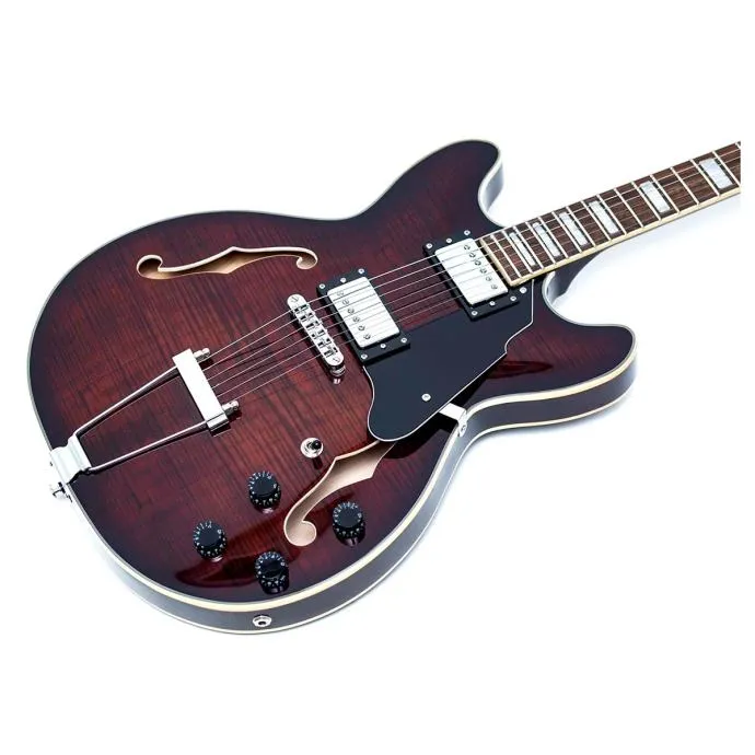 grote gt335-02 red ili brown električna gitara - slika 6