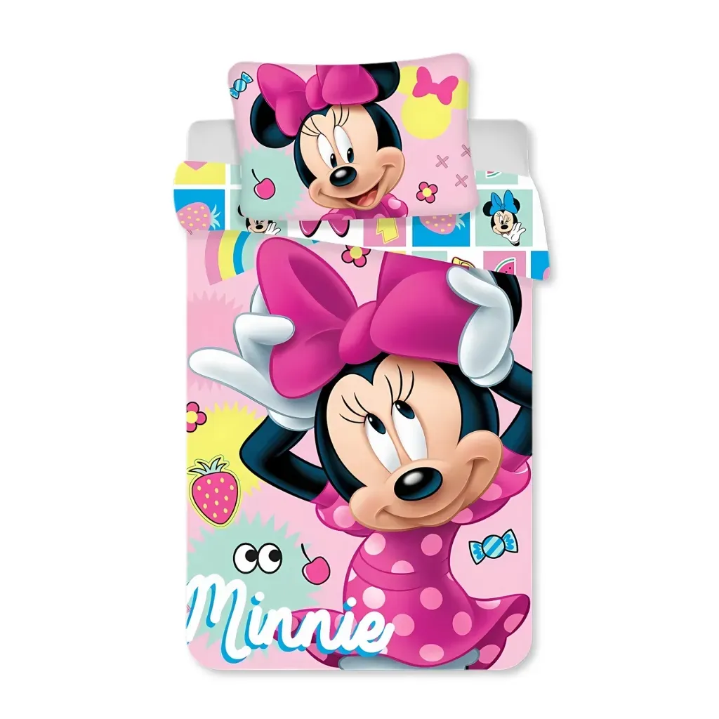 Minnie Mouse ‘Tidy’ posteljina za bebe, 100×135 cm - Zagreb