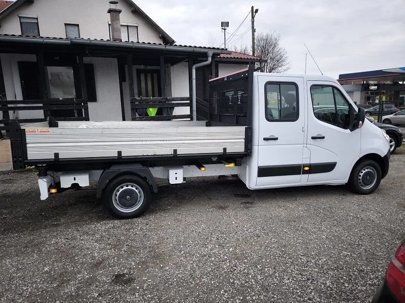 renault master 2.3 dci*130ks*trostrani kiper*dupla kabina*klima* - slika 12