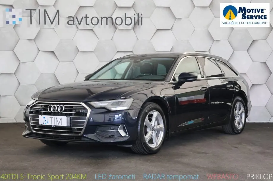 Audi A6 Avant 40TDI S-Tronic Sport 204KM WEBASTO RADARtempomat - Trzin