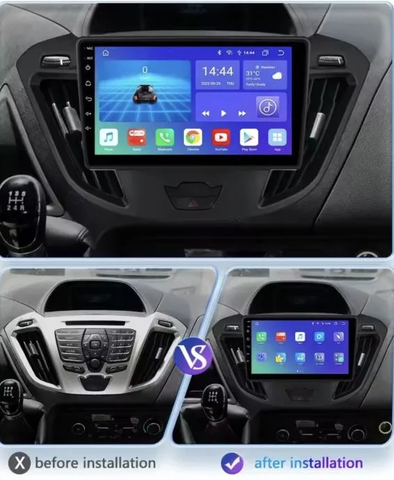 ford transit custom original multimedija android carplay 2din radio - slika 7