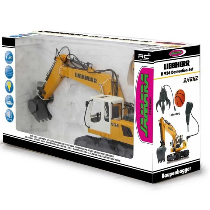 jamara bager liebherr r936 set za demoliranje s hvataljkom i čekićem - slika 8