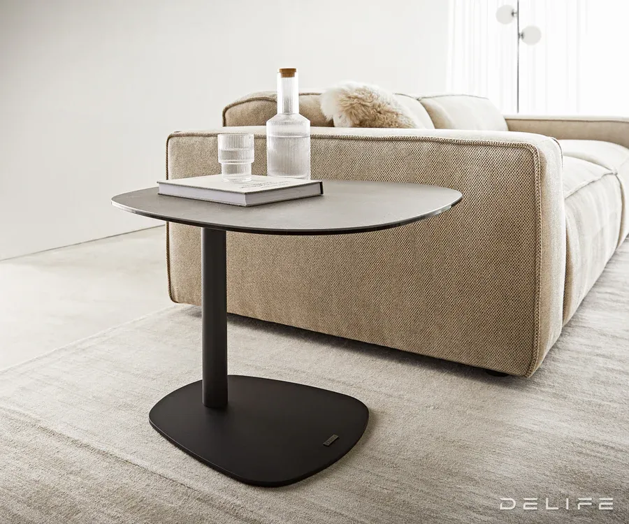 Pomoćni stolić Elenya 60x60cm, Materijal: Keramika Aspetto Concreto - Čakovec