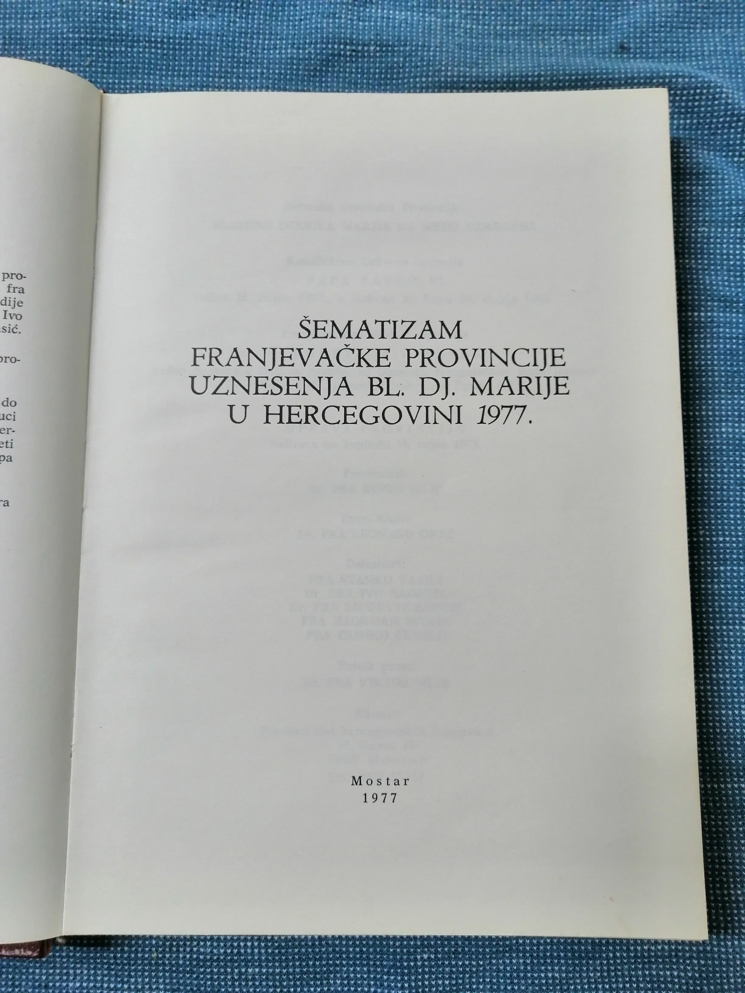 šematizam hercegovačke franjevačke provincije - slika 2