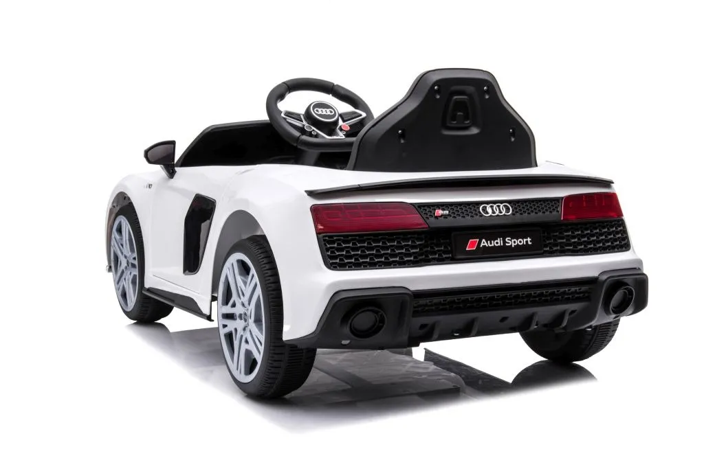 licencirani auto na akumulator audi r8 lift a300 - bijeli - slika 10