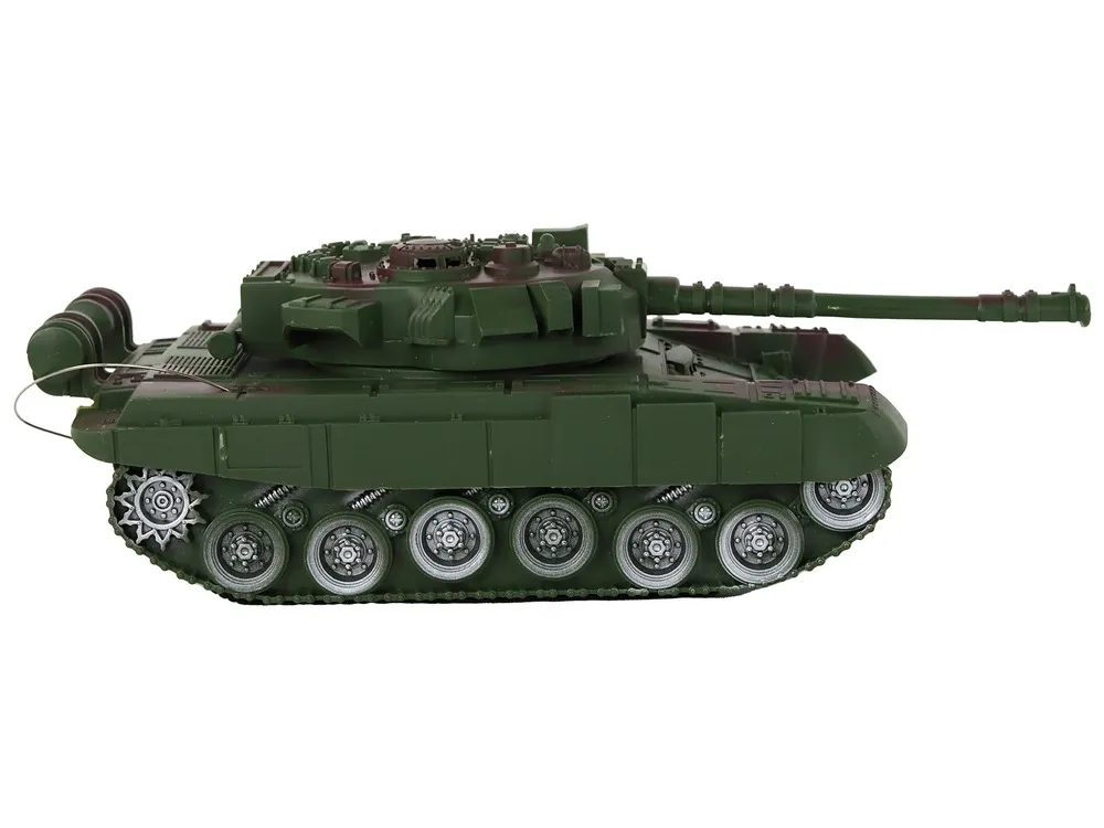 r/c tank remote controlled lights sound green 1:18 27mhz - slika 3
