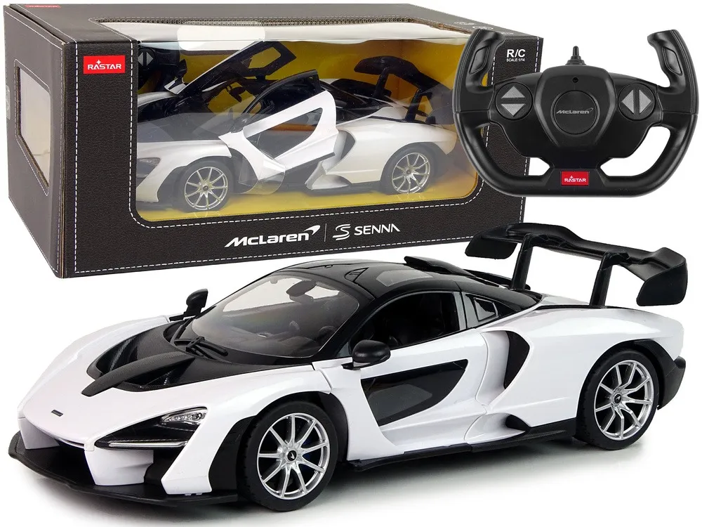 Auto na daljinsko upravljanje McLaren Senna Rastar 1:14 - bijeli - Mursko Središće