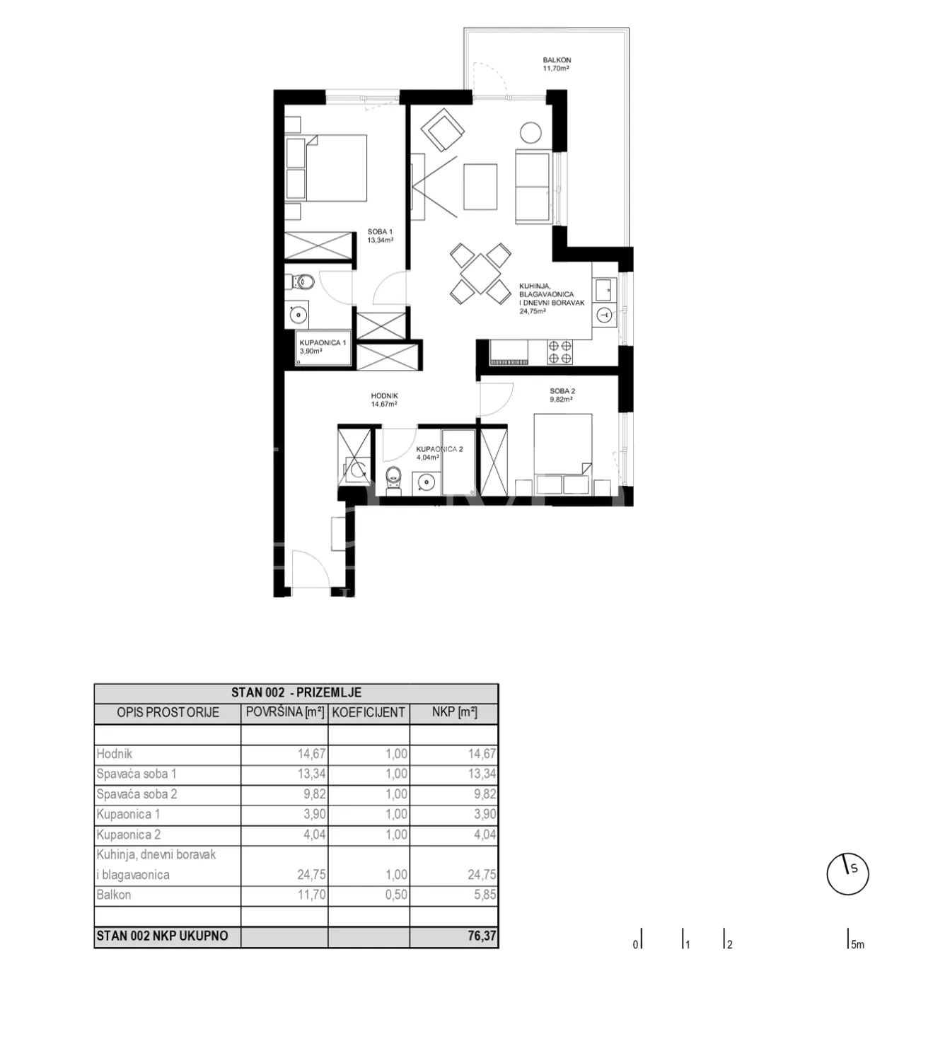 odra-stanovi u novogradnji- s2- 76,37 m2 (3s) i vpm - 239.110 € - slika 5