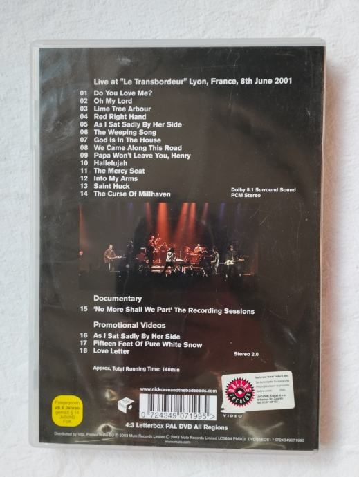nick cave and the bad seeds - god is in the house dvd - slika 2