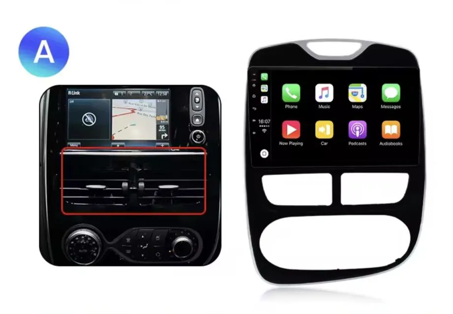 renault clio 4 2012-2019 original multimedija android parking kamera - slika 5