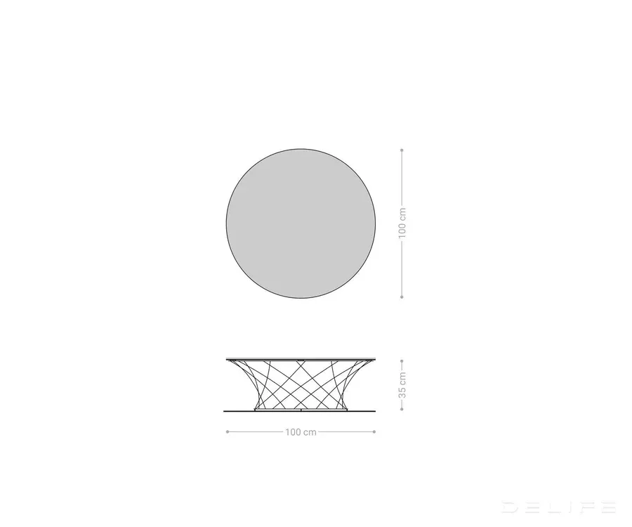 klub stolić lassina 100x100, materijal: keramika - slika 8