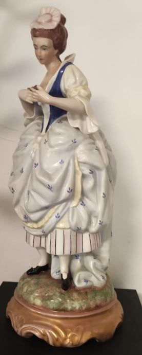 porculanska figura dame - slika 6